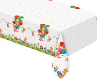Plastic Tablecover 10x180 cm Jungle Balloons
